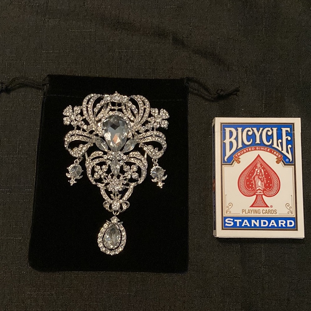 COPY - Rhinestone Brooch - Picture 4 of 4
